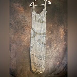 RAGA Silver Sequin New Years Maxi Dress